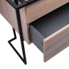 Комплект Qtap Taurus 600х800х437 Whitish oak тумба для пола + раковина врізна