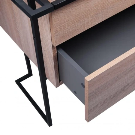 Комплект Qtap Taurus 600х800х437 Whitish oak тумба для пола + раковина врізна