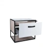 Тумба підвісна Qtap Taurus 600х476х469 White/Whitish oak зі стільницею