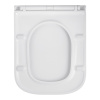 Унітаз підвісний безобідковий Kroner Eifel WHI493436 RIMLESS з сидінням Slim Duroplast / Soft-close 