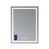 Дзеркало Qtap Mideya (MI2) 600х800 з годинником, з LED-підсвічуванням Touch, з антизапотіванням, димером, рег. яскравості