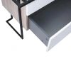 Тумба підлогова Qtap Taurus 600х616х437 White/Whitish oak зі стільницею