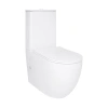 Унітаз підлоговий Qtap Robin New Ultra Quiet безобідковий з сидінням Soft-close WHITE