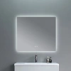 Дзеркало Qtap Taurus (TA2) 800×700 мм з LED-підсвічуванням Touch, з антизапотіванням, з димером, рег. темп. кольору (3000-6500K)