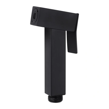 Набір для гігієнічного душу із змішувачем Kroner Kubus - SCH052 (чорний матовий колір)