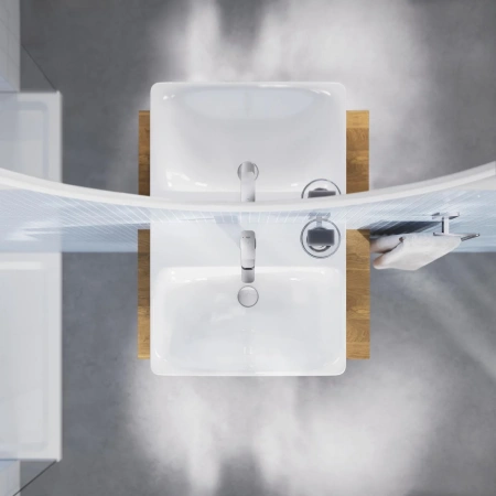 Фото Змішувач для раковини Grohe QuickFix Dice ES S-Size з донним клапаном