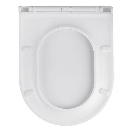 Унітаз підвісний безобідковий Kroner Armada WHI513636 RIMLESS з сидінням Slim Duroplast / Soft-close
