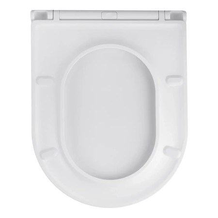 Унітаз підвісний безобідковий Kroner Armada WHI513636 RIMLESS з сидінням Slim Duroplast / Soft-close