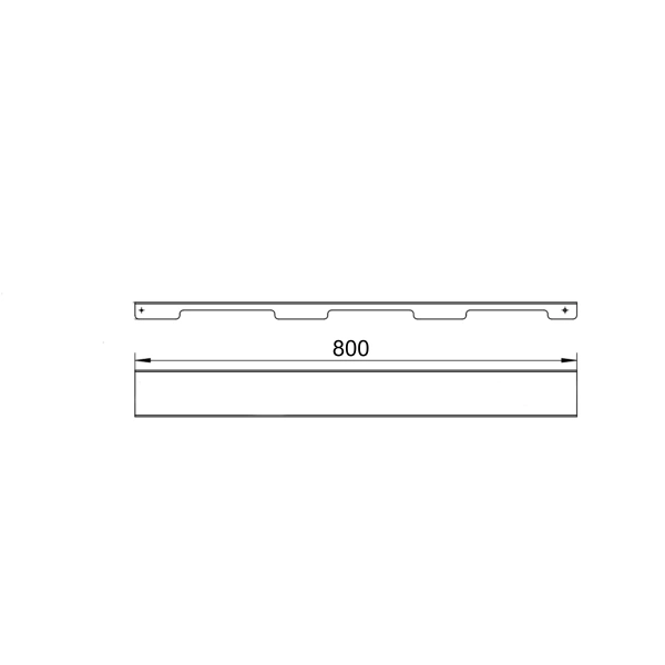 Решітка для лінійного трапу Grate FA800 (NKS) Qtap