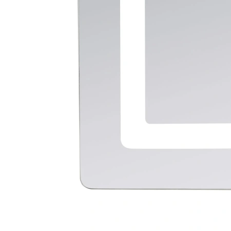 Дзеркало Lidz Kubis (KU2) 800х600 з LED-підсвічуванням Touch, з антизапотіванням, з регулюванням яскравості