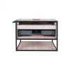 Тумба підвісна Qtap Taurus 700х476х469 Whitish oak зі стільницею