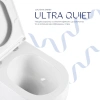 Унітаз підвісний Qtap Taurus Ultra Quiet 515×360×350 мм, White, з сидінням Slim Duroplast / Soft-close / Quick Release