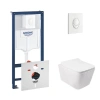 Набір унітаз з сидінням Qtap Crow + інсталяція Grohe Rapid SL