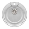 Кухонна мийка Qtap D490 Micro Decor 0,8 мм
