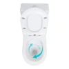 Унітаз-моноблок підлоговий Qtap Kolibri Ultra Quiet безобідковий з сидінням Soft-close WHITE