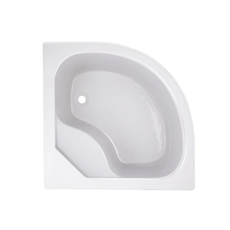 Фото Душова кабіна Lidz Latwa SC80x80.SAT.HIGH.FR напівкругла, скло Frost 4 мм + душовий піддон ST80x80x41, з панеллю