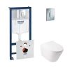 Набір унітаз з сидінням Qtap Swan + інсталяція Grohe Rapid SL