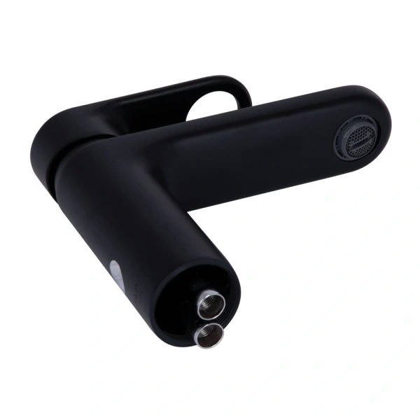 Змішувач для раковини у чорному кольорі Qtap Jay