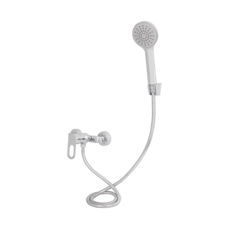Фото Змішувач для душу Lidz Latwa 010 (з душовим гарнітуром) (k40) Chrome
