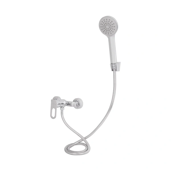 Фото Змішувач для душу Lidz Latwa 010 (з душовим гарнітуром) (k40) Chrome