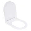 Qtap Сидіння для унітаза (Robin 490, Scorpio 490) 430x363x60 мм, White, з мікроліфтом, Slim Duroplast, MagLock