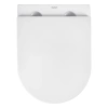 Унітаз підвісний безобідковий Kroner Harz WHI493736 RIMLESS з сидінням Slim Duroplast / Soft-close /