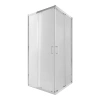 Душова кабіна Qtap Taurus 100x100 см, скло Clear 6 мм, покриття CalcLess без піддона