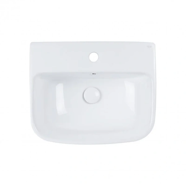 Раковина підвісна моноблок Qtap Crow 500х400х385 White з донним клапаном QT0511G815W