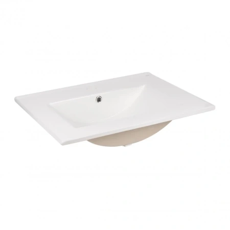 Комплект Qtap Taurus 600х580х437 White/Whitish oak підвісна тумба + раковина врізна