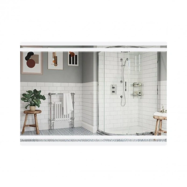 Дзеркало Qtap Mideya Classic 1000х700 з LED-підсвічуванням