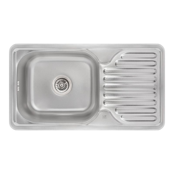 Кухонна мийка Lidz 7642 Micro Decor 0,8 мм