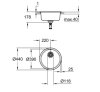 Фото Мийка кругла 44 см GROHE K-SERIES K 200