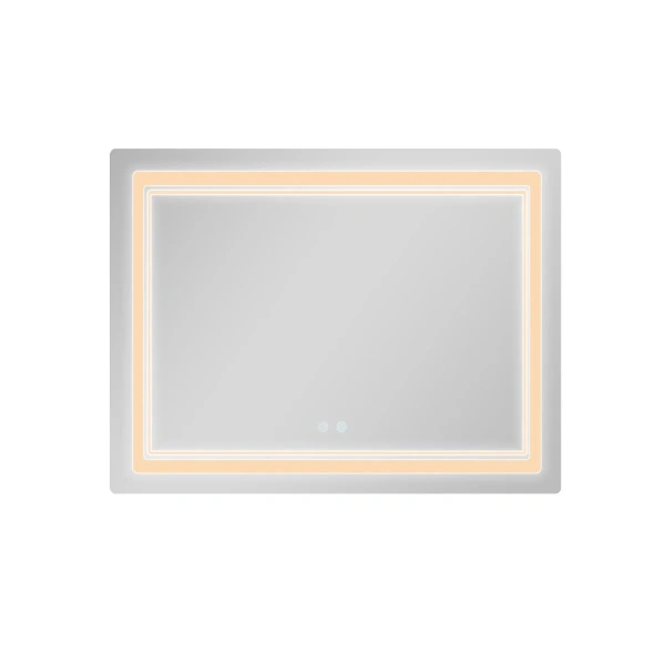 Дзеркало Qtap Cardinal (CA2) 1000х800 з LED-підсвічуванням Touch, з антизапотіванням, з димером, рег. темп. кольору (3000-6500K)