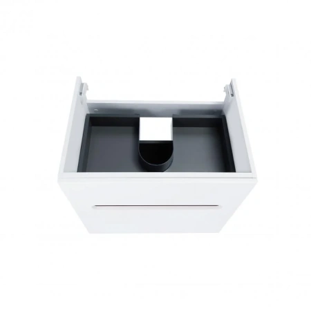 Комплект Qtap Virgo 600х580х437 White/Whitish oak підвісна тумба + раковина врізна