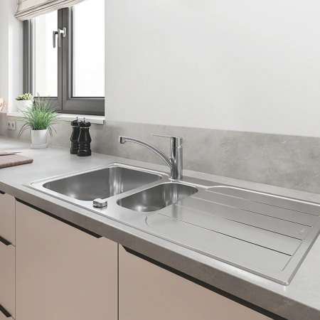 Фото Набір змішувачів 4 в 1 для ванної кімнати та кухні Grohe QuickFix Start M-Size