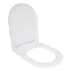 Qtap Сидіння для унітаза (Robin 520, Scorpio 520) 465x363x60 мм, White, з мікроліфтом, Slim Duroplast, MagLock