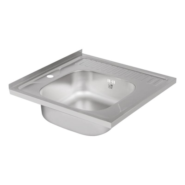 Кухонна мийка Lidz 6060-L Satin 0,8 мм