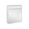 Дзеркальна шафа підвісна Qtap Robin 600х730х145 White з LED-підсвічуванням