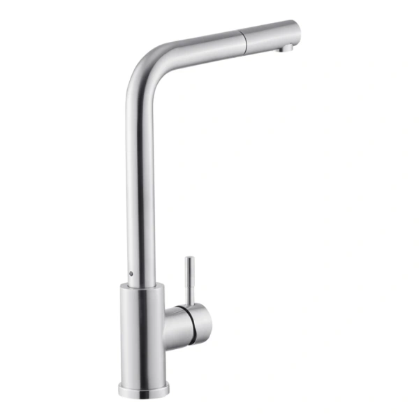 Змішувач для кухні з висувним виливом Kroner KRP Edelstahl Klassisch - ESG03917