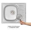 Фото Кухонна мийка Qtap 5848 Satin 0,8 мм