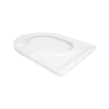 Сидіння для унітазу Qtap (Taurus 490) 422x360x30 мм, White, з мікроліфтом, Slim Duroplast, Quick Release