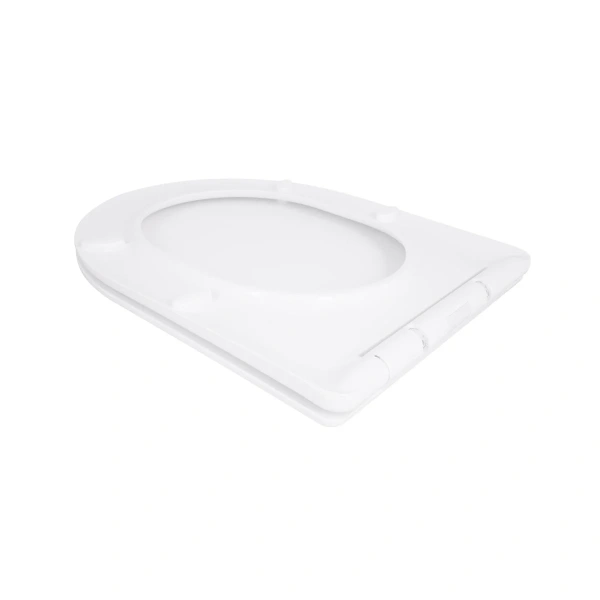 Сидіння для унітазу Qtap (Taurus 490) 422x360x30 мм, White, з мікроліфтом, Slim Duroplast, Quick Release