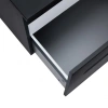Тумба підвісна Qtap Virgo 600х476х469 Black/White зі стільницею