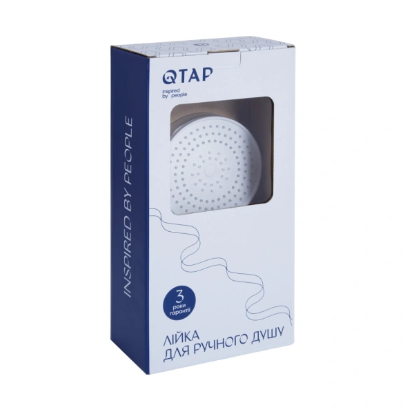 Лійка для ручного душу кругла 130 мм Qtap Rucni