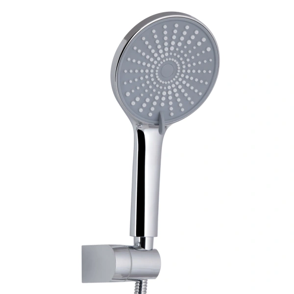 Змішувач для ванни з довгим виливом та душовим гарнітуром Qtap Leo