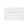 Клавіша змиву Qtap Standard 152x236x28 мм, White, лінійна