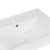 Комплект Qtap Robin 600х580х437 White/Whitish oak тумба підвісна + раковина врізна