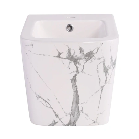 Біде підвісне Qtap Tern 520x350x330 мм, Marble