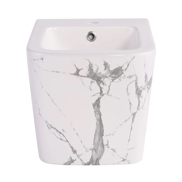 Біде підвісне Qtap Tern 520x350x330 мм, Marble