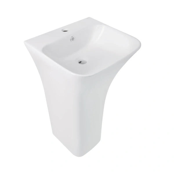 Раковина для підлоги моноблок Qtap Crow 445x420x840 White
